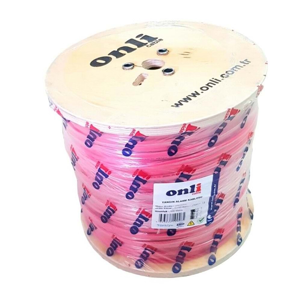 Onli ON-0208 2X2X0.8mm Yangın Alarm Kablosu 100mt