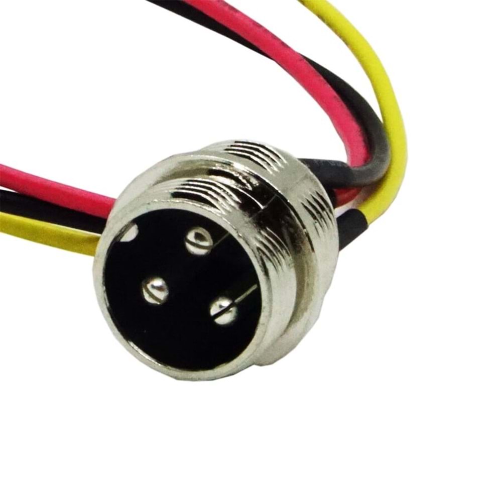 3 Pin Erkek Mike Konnektör (Küçük)