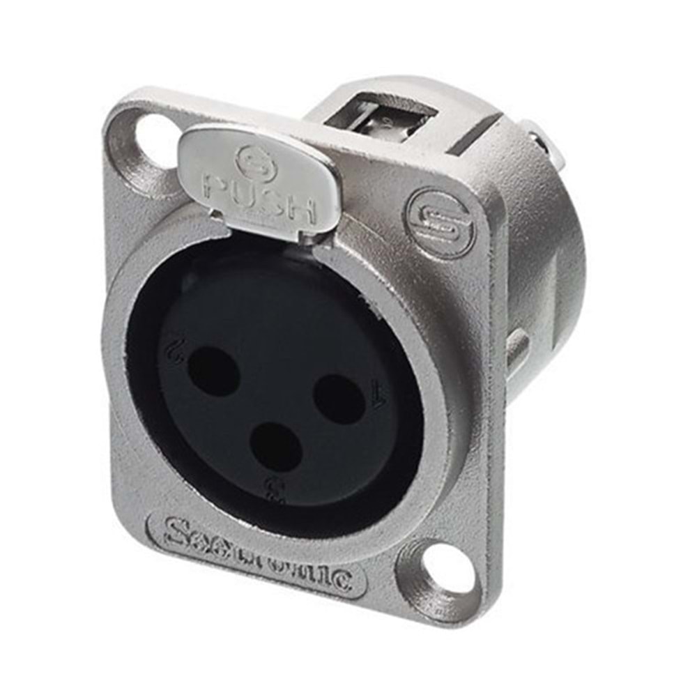 K3F2C Şase Tip Dişi XLR Fiş