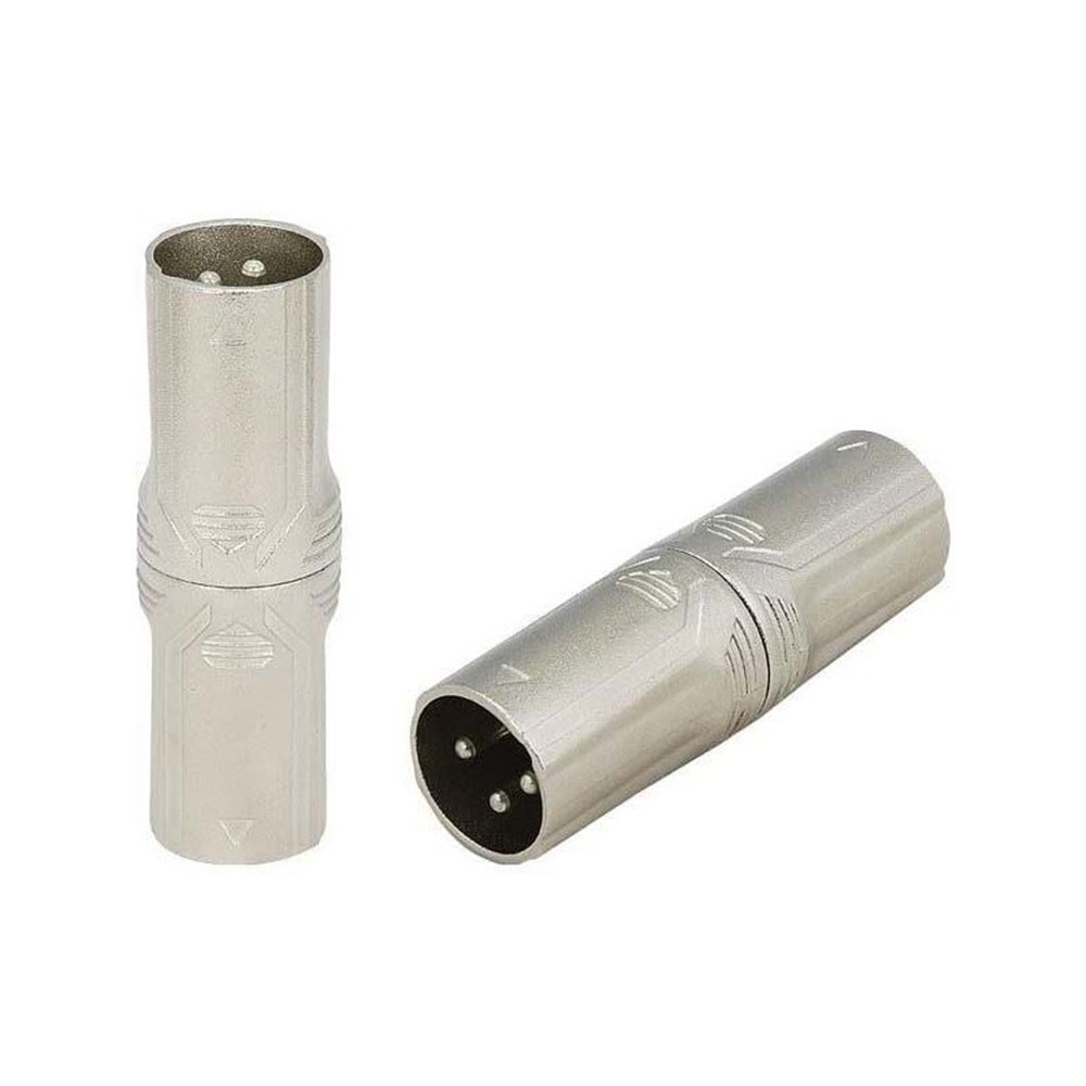RX-J381 XLR 3 pin Erkek - XLR 3 pin Erkek Çevirici
