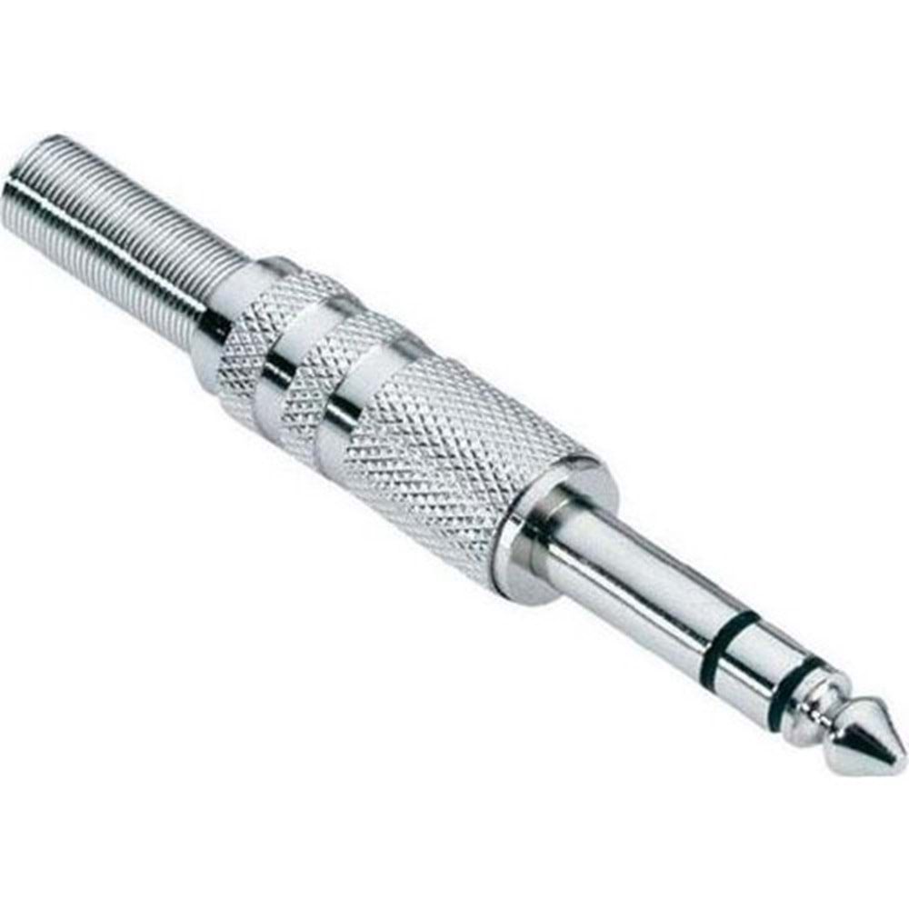 TG-J221 6.3mm Stereo Metal Erkek Jack