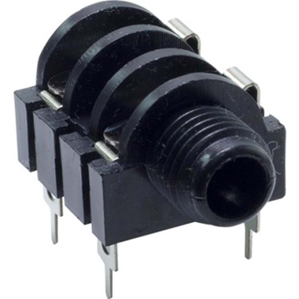 9920 6.3mm Gitar Jack Şase Yatık Stereo