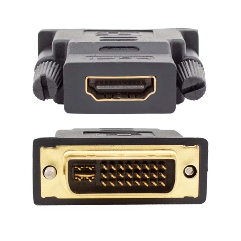 HDMI Dişi - 24+5 DVI Erkek Çevirici