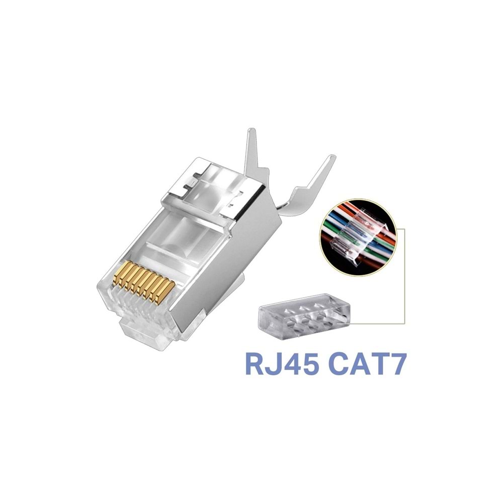 NTP 007 8P8C CAT7 FTP Plug 100 Adet
