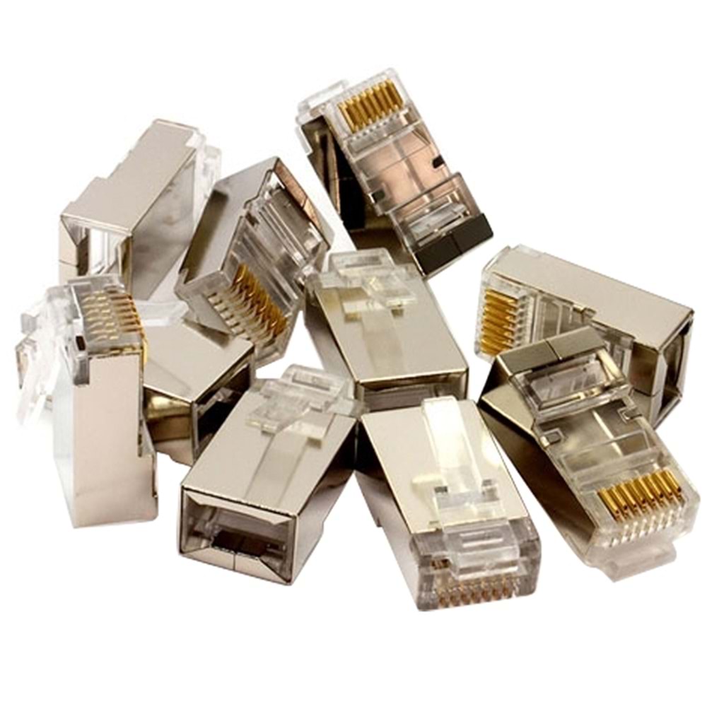 4426 Rj45 Cat6 Metal Plug 8p/8c 100 Adet