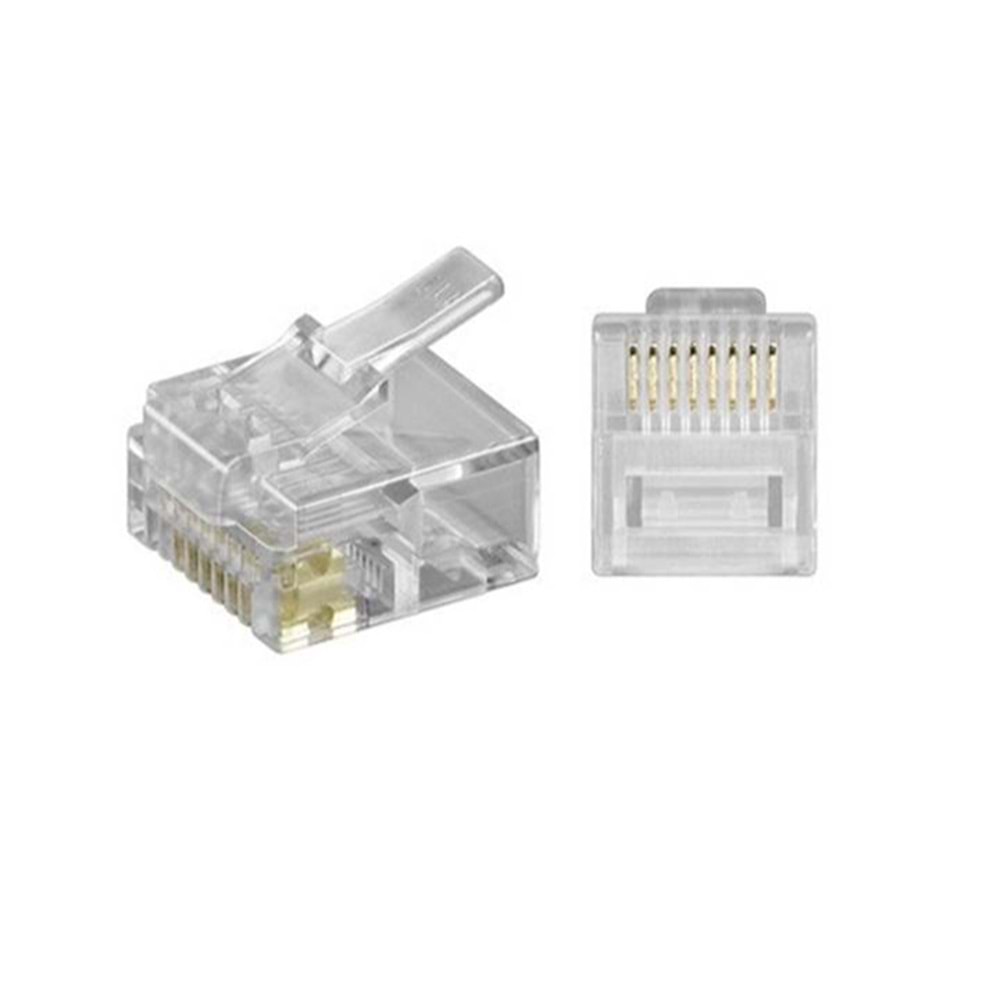 F0808 Cat5 8P8C Plug RJ45 100 Adet