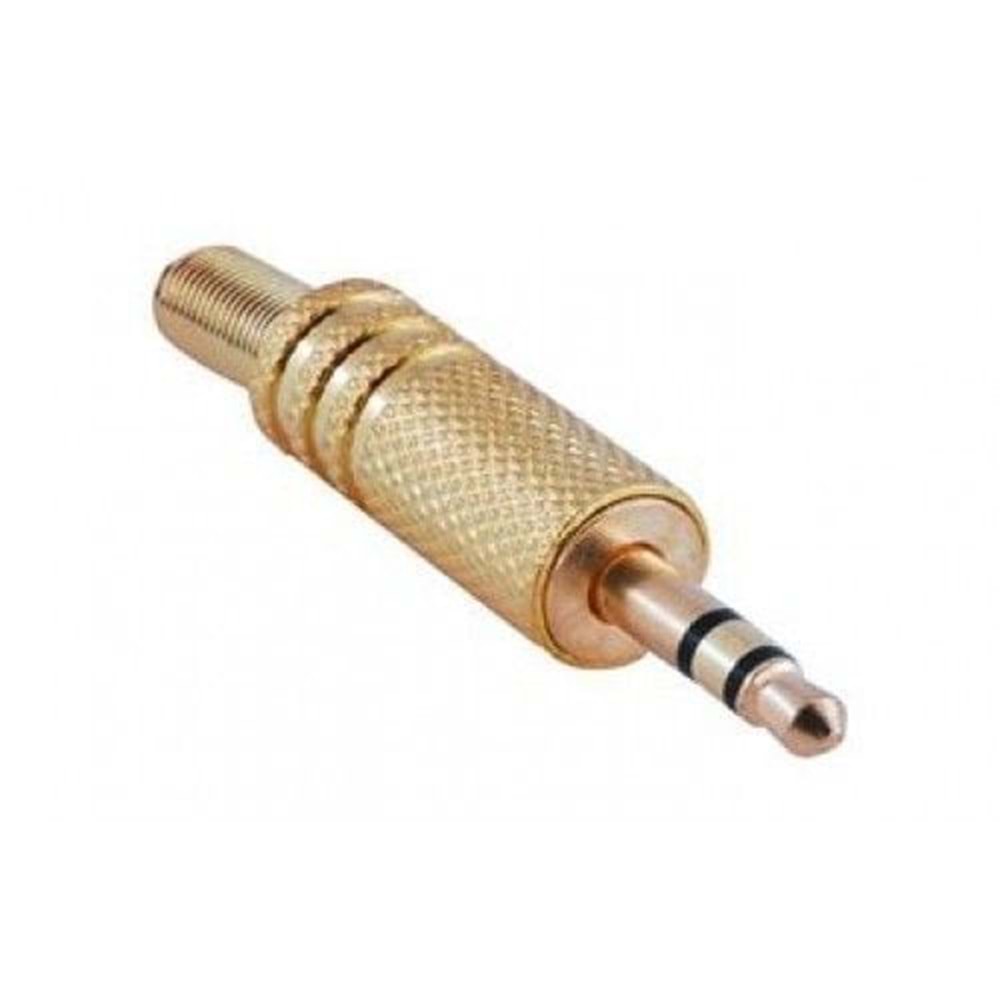 F0015 3.5mm Stereo Gold Konnektör