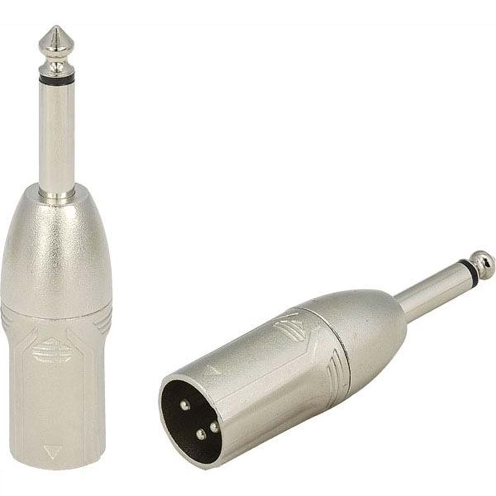 RX-J383-RA2XMJM 6.3mm Mono Plug - 3P XLR Male