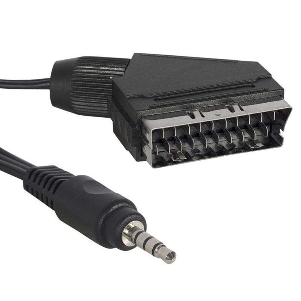 G-523B Scart 3.5mm stereo 1.2 mt Kablo
