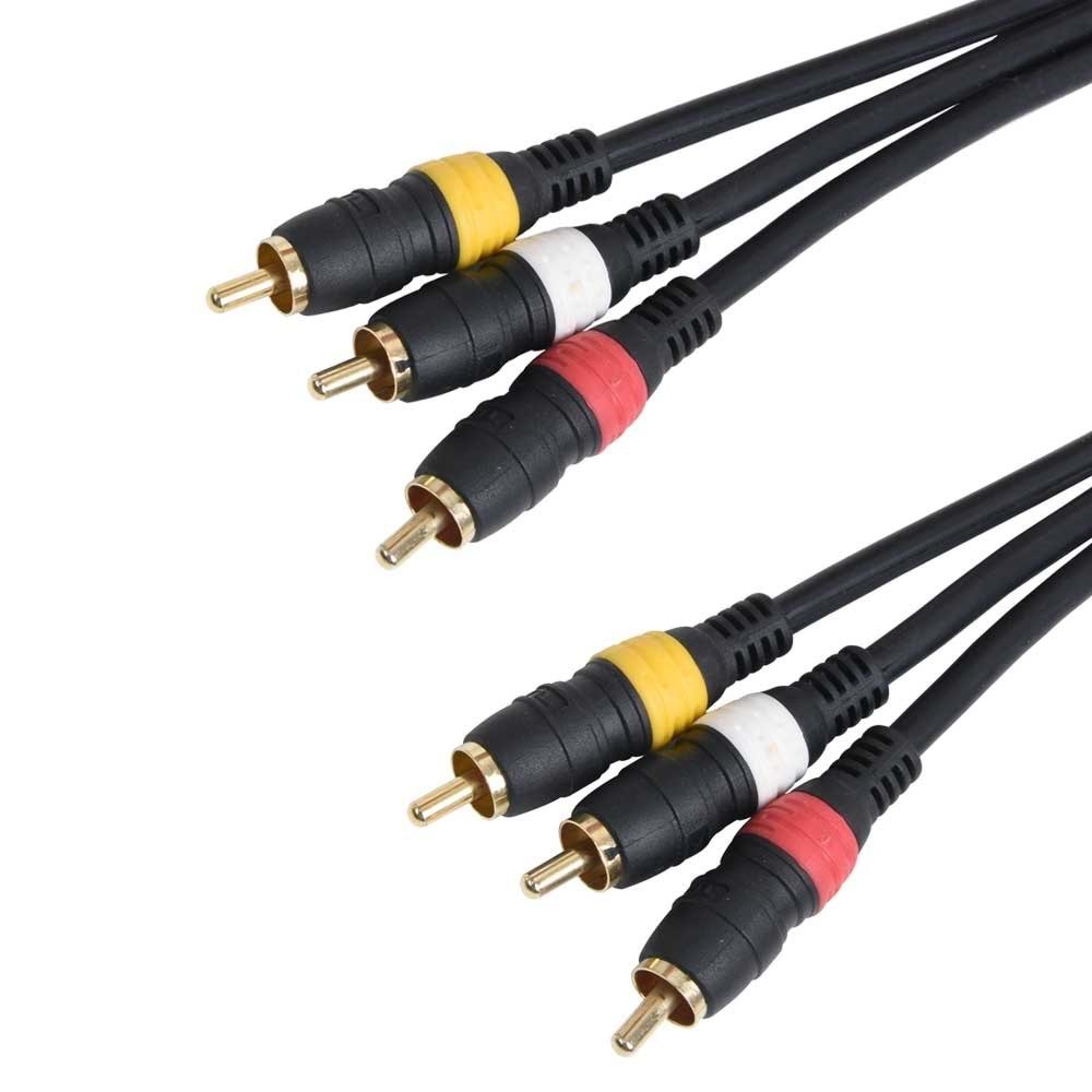 ZK-715 3*RCA to 3*RCA E/E 3mt Kablo