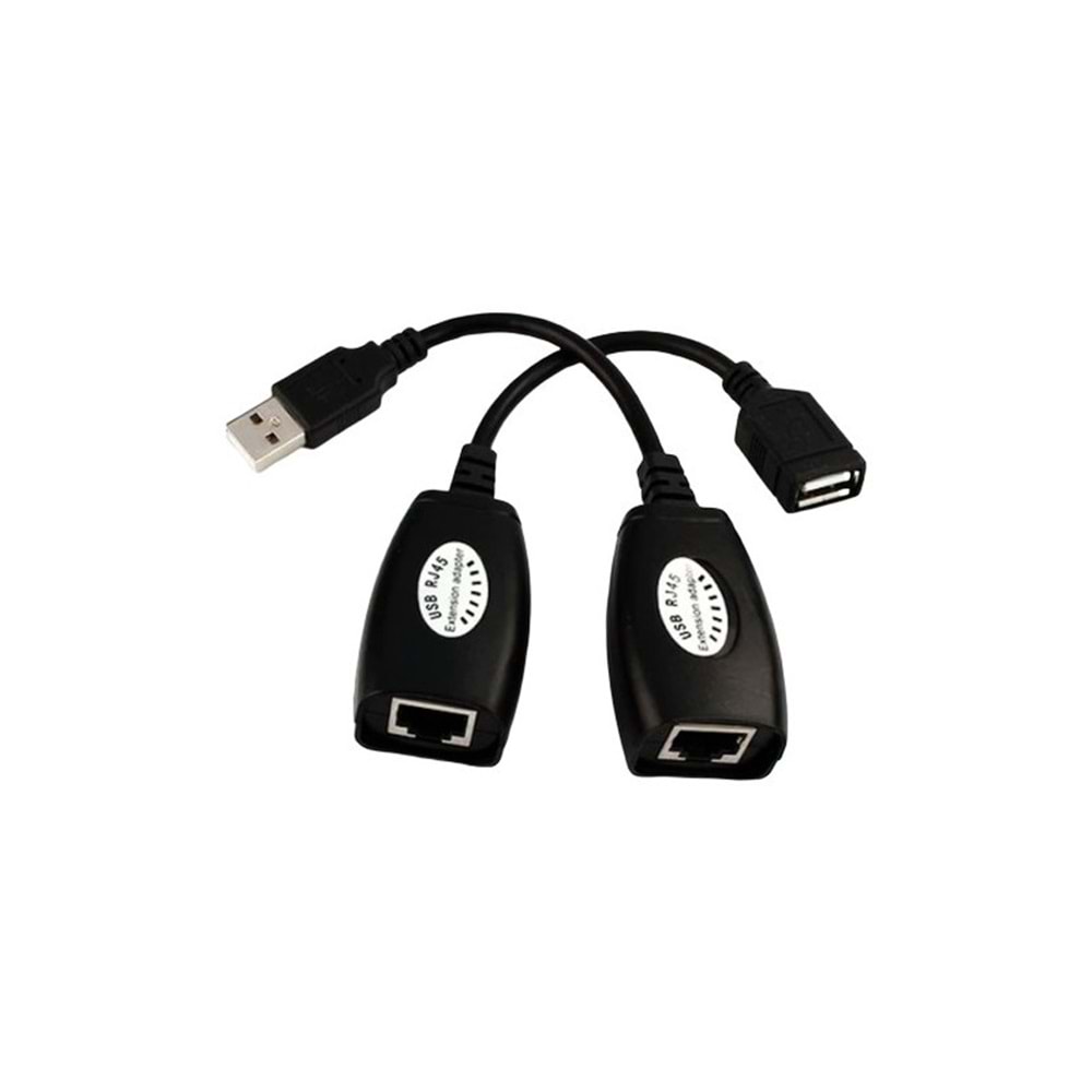 BM-147 USB Extrender 50 Metre Rj45 Uzatma Kablosu