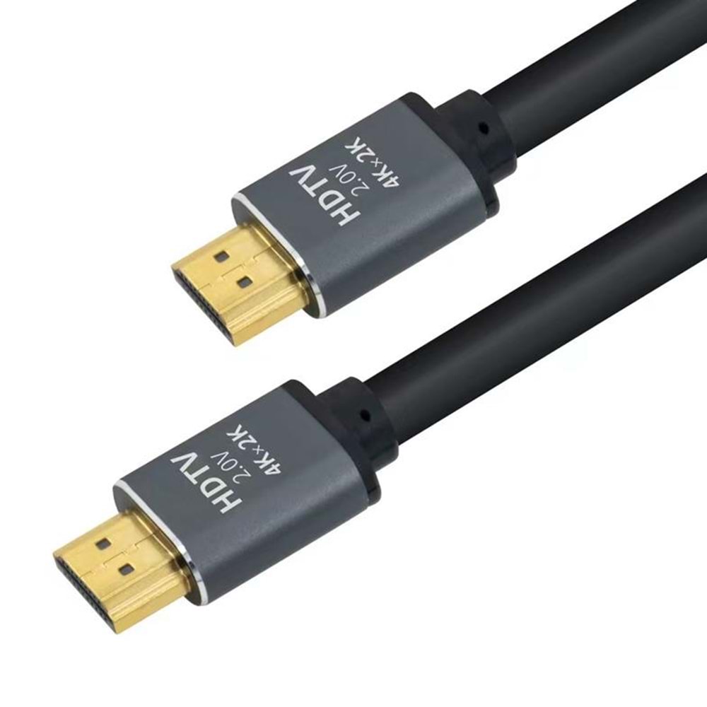 HY-PP800 1.5mt Metal Krom HDMI Kablo