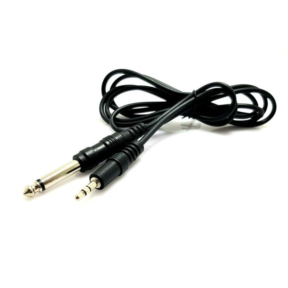 PM-18748 3.5mm Stereo Erkek- 6.3mm Mono Erkek 1.5mt Kablo