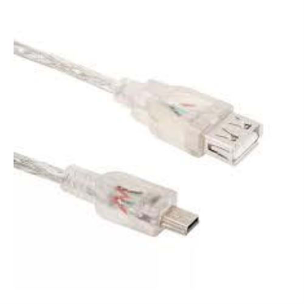 15627 USB 5 Pin Erkek - USB Dişi 1mt Kablo