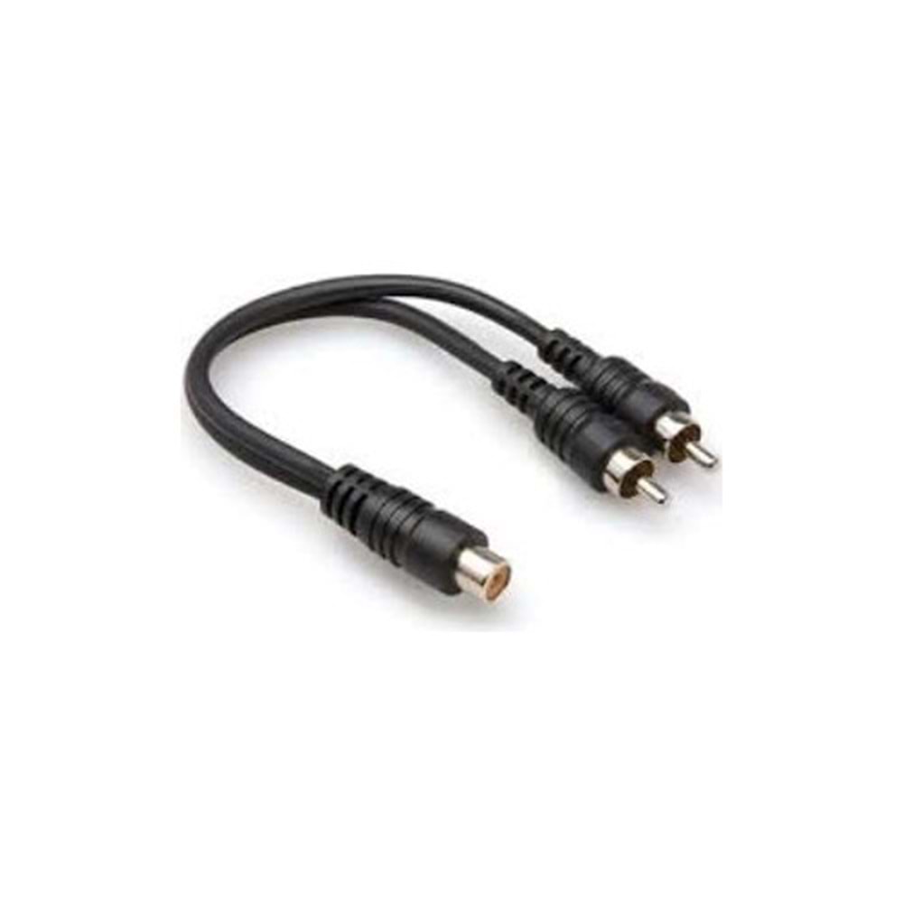 FK4033 2*RCA Erkek 1*RCA Dişi 30cm Kablo