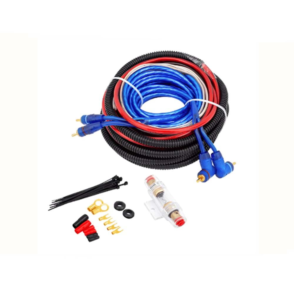 ANF0008 8GA Oto Amfi Kablo Seti