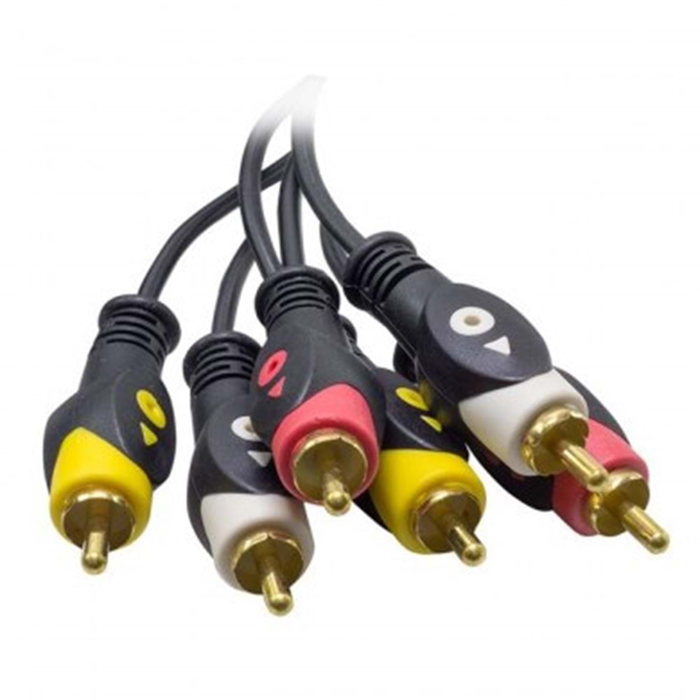 446 3*RCA - 3*RCA 1.5mt Kablo