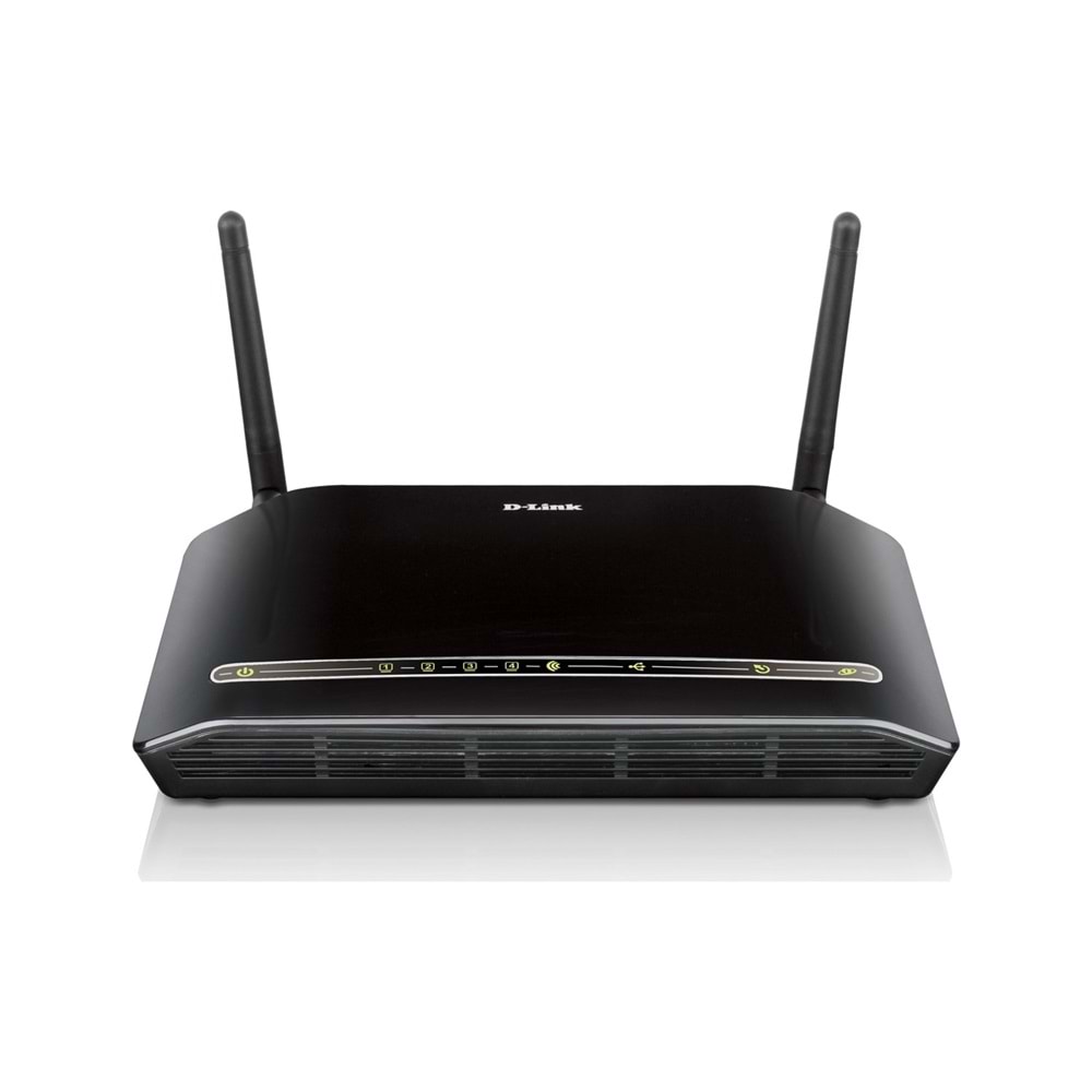 D-LINK DSL-2750U 4 Port ADS22 Router Modem 1xUSB