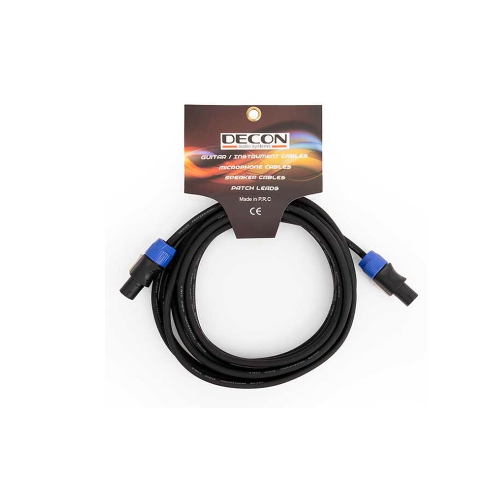 DC-220L5 Speakon Erkek-Erkek Ses Kablosu 5mt