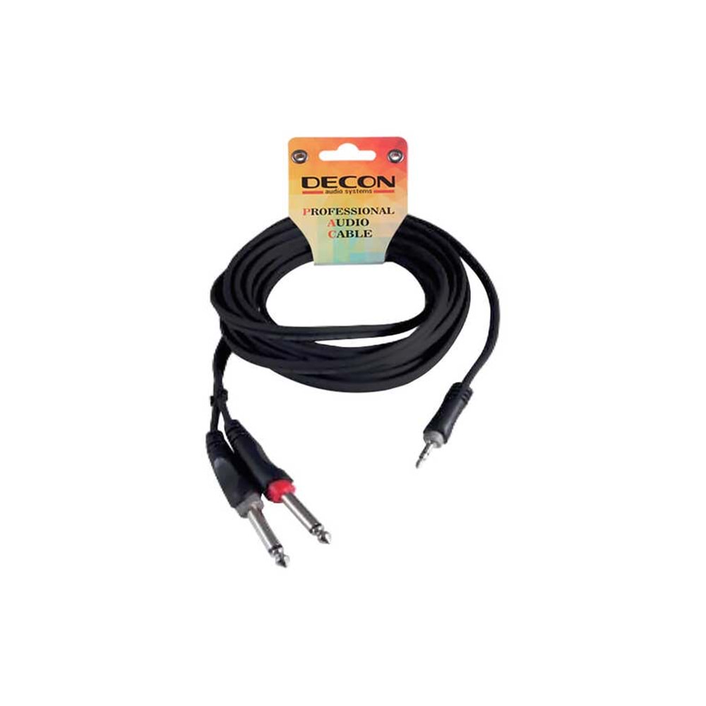 DC-200L10 6.3mm Mono Erkek Ses Kablosu 10mt