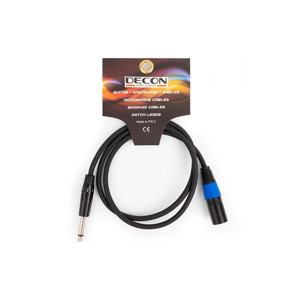 DC-210L5 6.3mm XLR Dişi Ses Kablosu 5mt