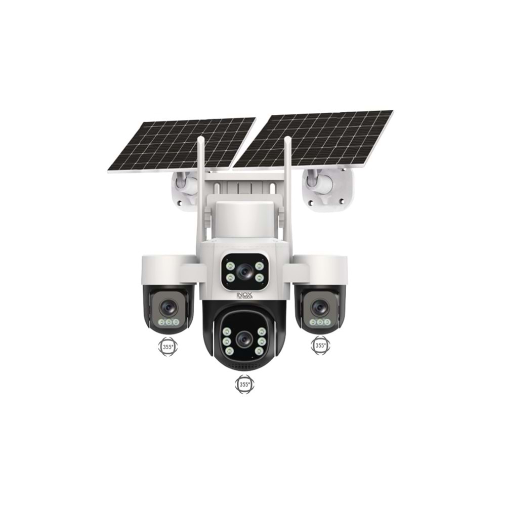 INOX-X24 4G SOLAR ESİM 6 MOTOR 3PT KAMERA