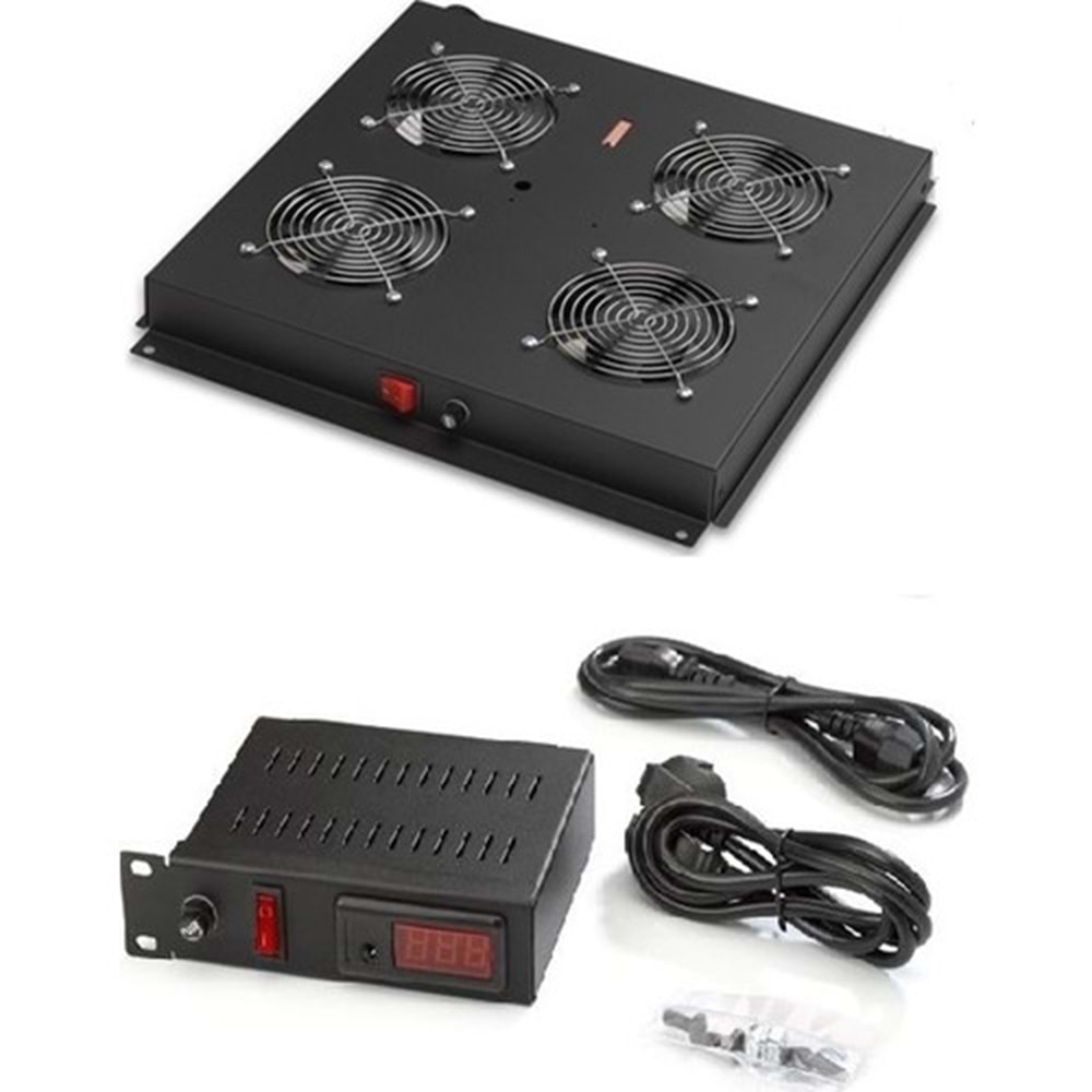 2'li Fan Grubu Dijital termostatlı,Led Aydınlatma