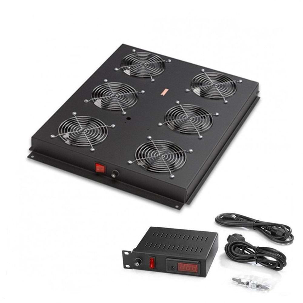 6'lı Fan Grubu Dijital Termostatlı Led Aydınlatma