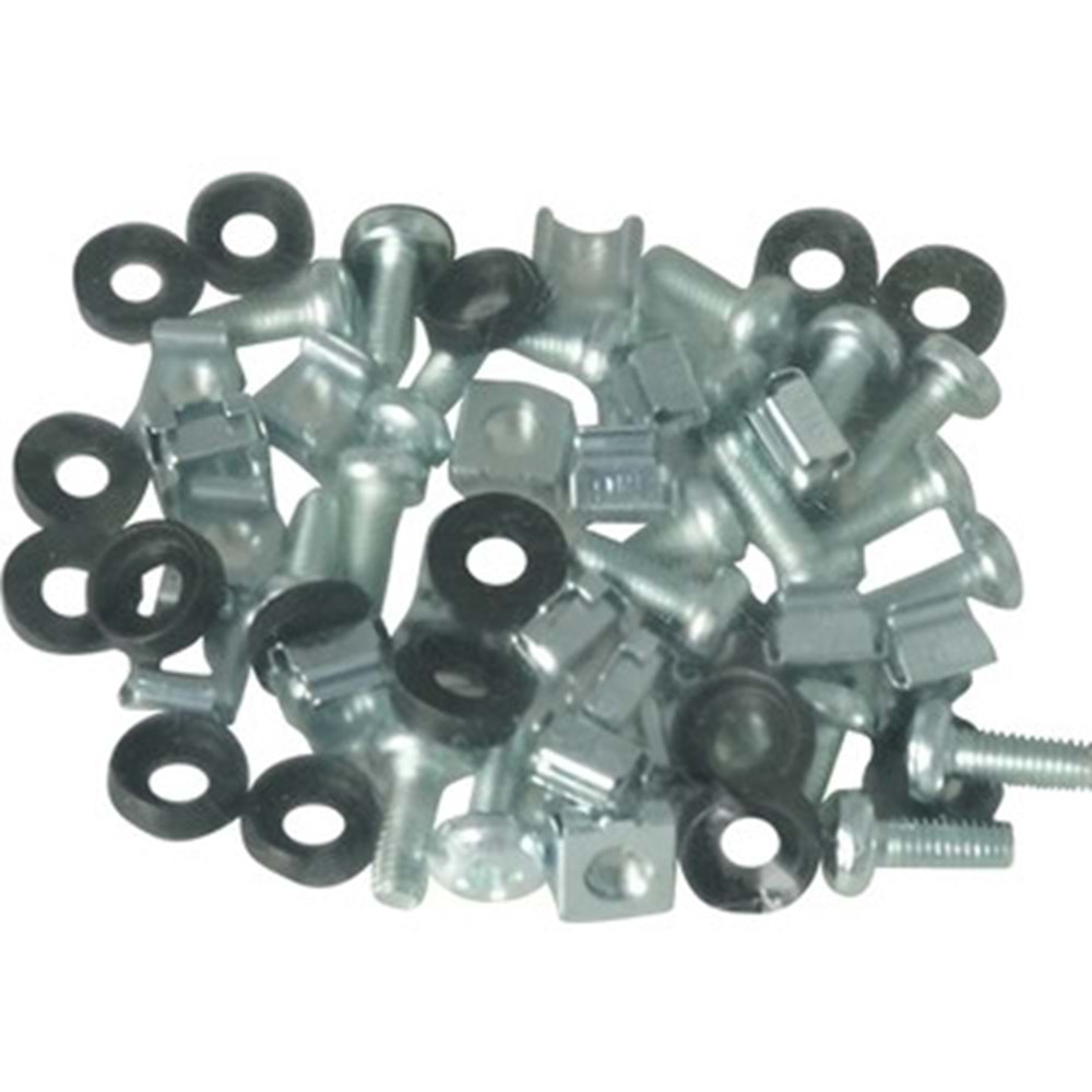 M6 Kafes Somun+Vida+Pul (25adet)