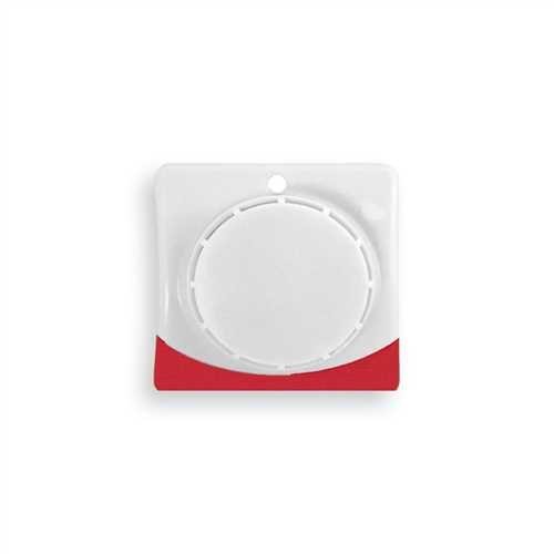 SR-280W Flaşörlü Konvansiyonel Dahili Yangın Sireni (Kırmızı-Beyaz)