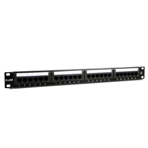 S-LINK SL-F624 24 LÜ UTP CAT6 PATCH PANEL