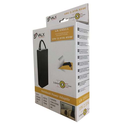 LA-19311 19 VOLT 2.37 AMPER 45 W (3.0*1.1) UCLU ADAPTOR