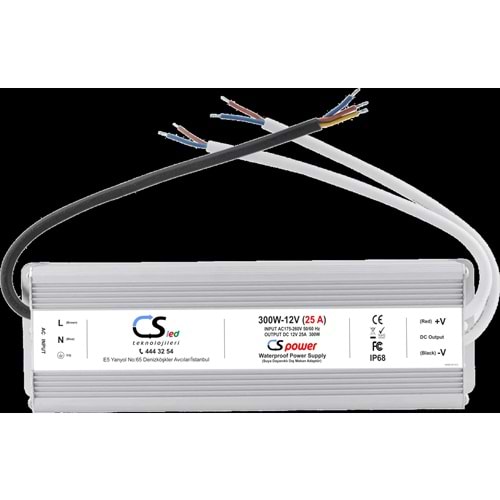 S-100W-12 12 VOLT 8.5 AMPER DIS MEKAN ADAPTOR