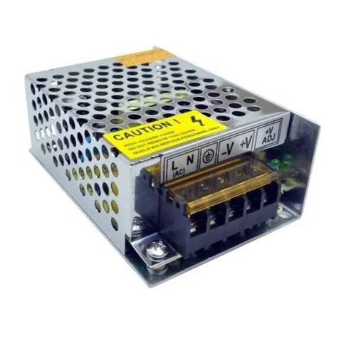O-1613G 12V 5A Metal Kasa Adaptör