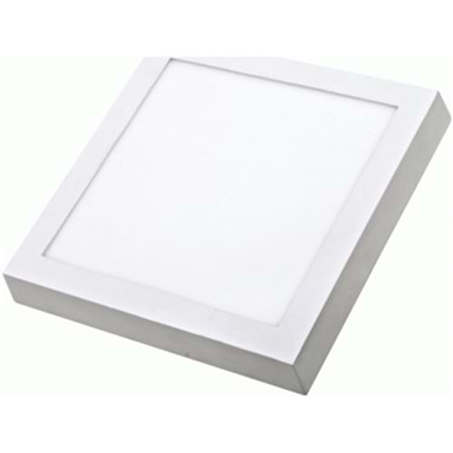 1260 LM 18W Sıva Üstü Kare LED Panel Downlight Beyaz