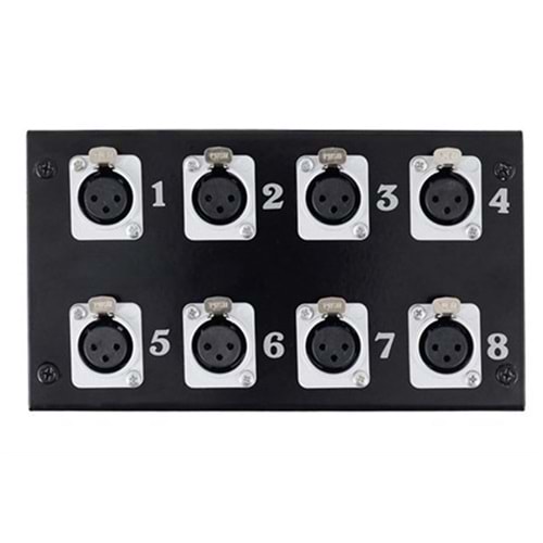 8'li Sahne Mikrofon Bağlantı Paneli STAGEBOX