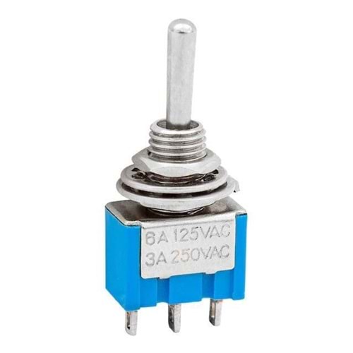 IC-139C TOGGLE SWITCH ON-OFF 3P İĞNE AYAK PCB 180'