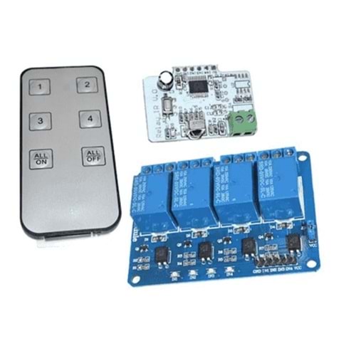 ARD-MDL 717 5V 4'LÜ RÖLE MODÜLÜ-KUMANDALI