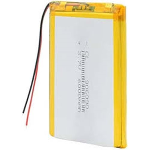 3200 mAh 3.7V 8x10cm Pil Batarya