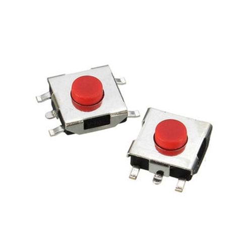 6x6mm SMD Tact Switch Buton Kahverengi 3'lü