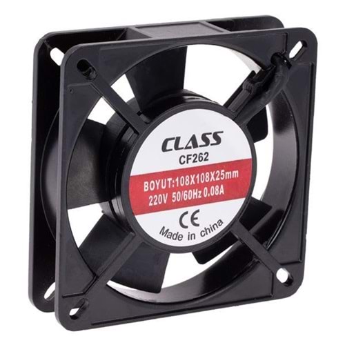 CF262 108x108x25 AC 220V Aksiyel Fan