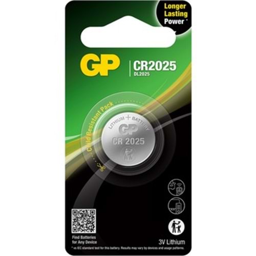 CR2025 Para Pil