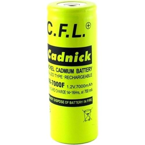 KR-8000F 1.2V 8000mAh Şarjlı Pil