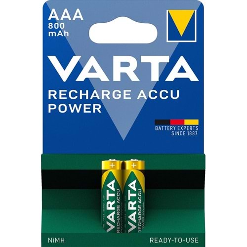 MT-V0800 1.2V 800mA AAA 2 Lİ Şarjlı Pil
