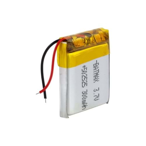 21329 502525 3.7V 300mAh Lityum Polimer Pil