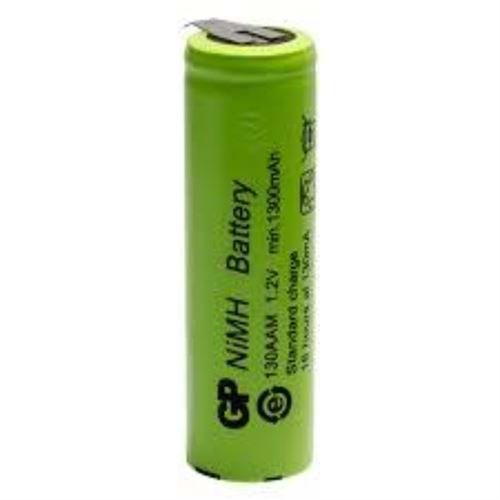 18262 1300mA 1.2V Düz Kafa Puntalı AA Kalem Pil 130AAM