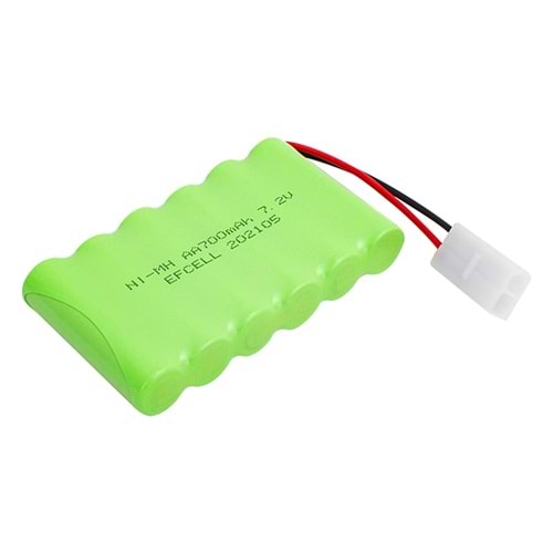 12386 7.2V 700mAh Ni-Mh 2 Pin Tamiya Soketli 6'lı Pil