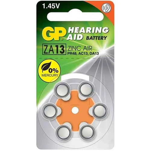 MT-P0013 1.4V 6'lı Kulaklık Pili No:13