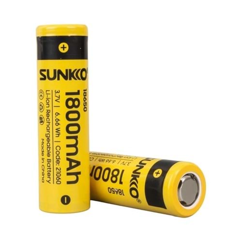 21060 3.7V 1800mAh Şarjlı Pil