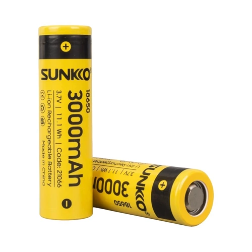 21066 3.7V 3000mAh 18650 Şarj Edilebilir Pil